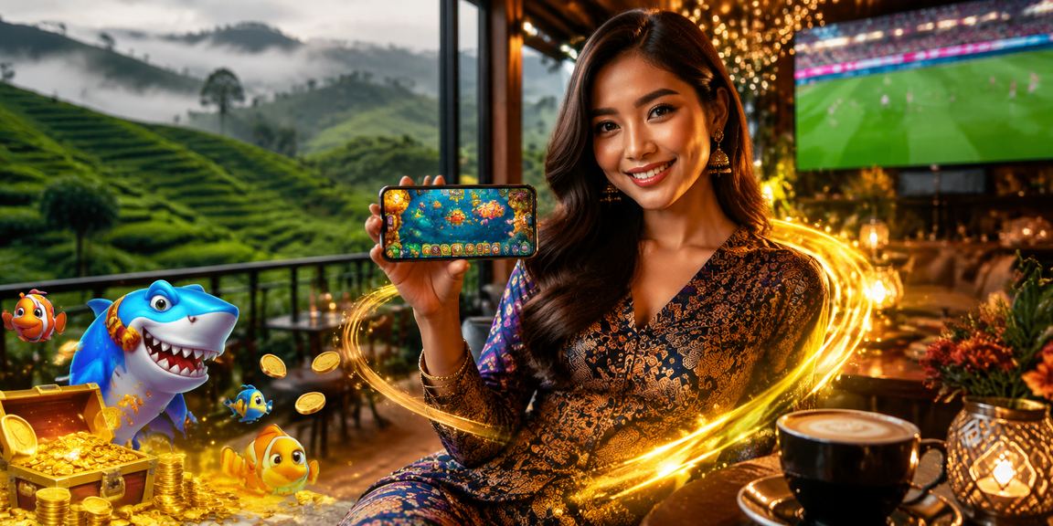 Penggemar bola sepak Malaysia menikmati pertaruhan sukan dengan latar batik tempatan